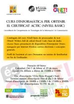 cartell curs informtica ACTIC 2011