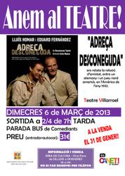 Teatre de març - 2013