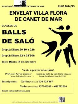 Cartell classes balls saló - 0914