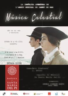 Cartell música celestial Sta Maria del Pi