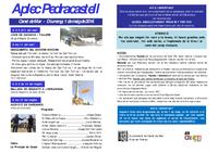 Programa de l'Aplec de Pedracastell - 2016