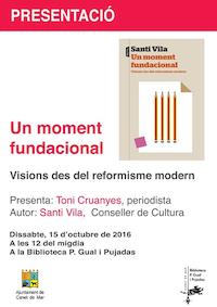 Presentació llibre Santi Vila - octubre 2016