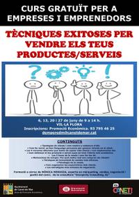 Curs tcniques exitoses per vendre els teus productes/serveis - juny 2016