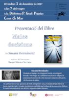 Cartell presentaci llibre Susana Hernandez - desembre 2017