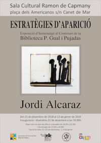 Cartell exposici Jordi Alcaraz - desembre 2018