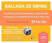 Cartell Canet swing - desembre 2018