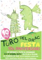 Cartell 10 aniversari Tur del drac - abril 2018