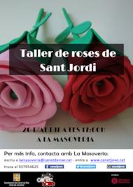 Taller de roses de Sant Jordi - abril 2018