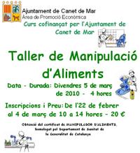 cartell manipuladors aliments