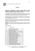 Llista admesos i exclosos plaça agent Policia Local
