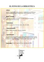 El fons de la Biblioteca