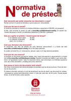 Normativa de pr�stec de la Biblioteca