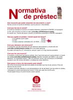 Normativa de pr�stec de la Biblioteca