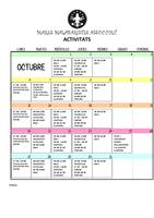 Horari activitats mares malabaristes - octubre 2014