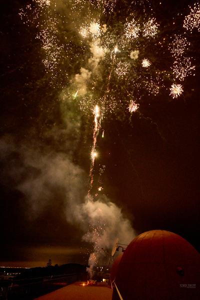 Focs artificials en honor a Sant Pere i Sant Pau