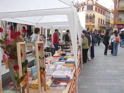 Llibres i roses a la riera Sant Domnec