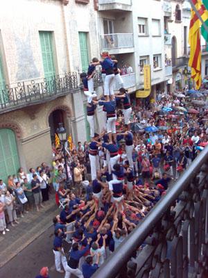 Castellers a la Festa Major