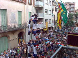 Castellers a la Festa Major