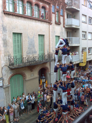 Castellers a la Festa Major