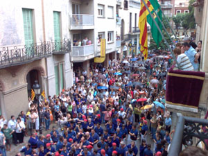 Castellers a la Festa Major