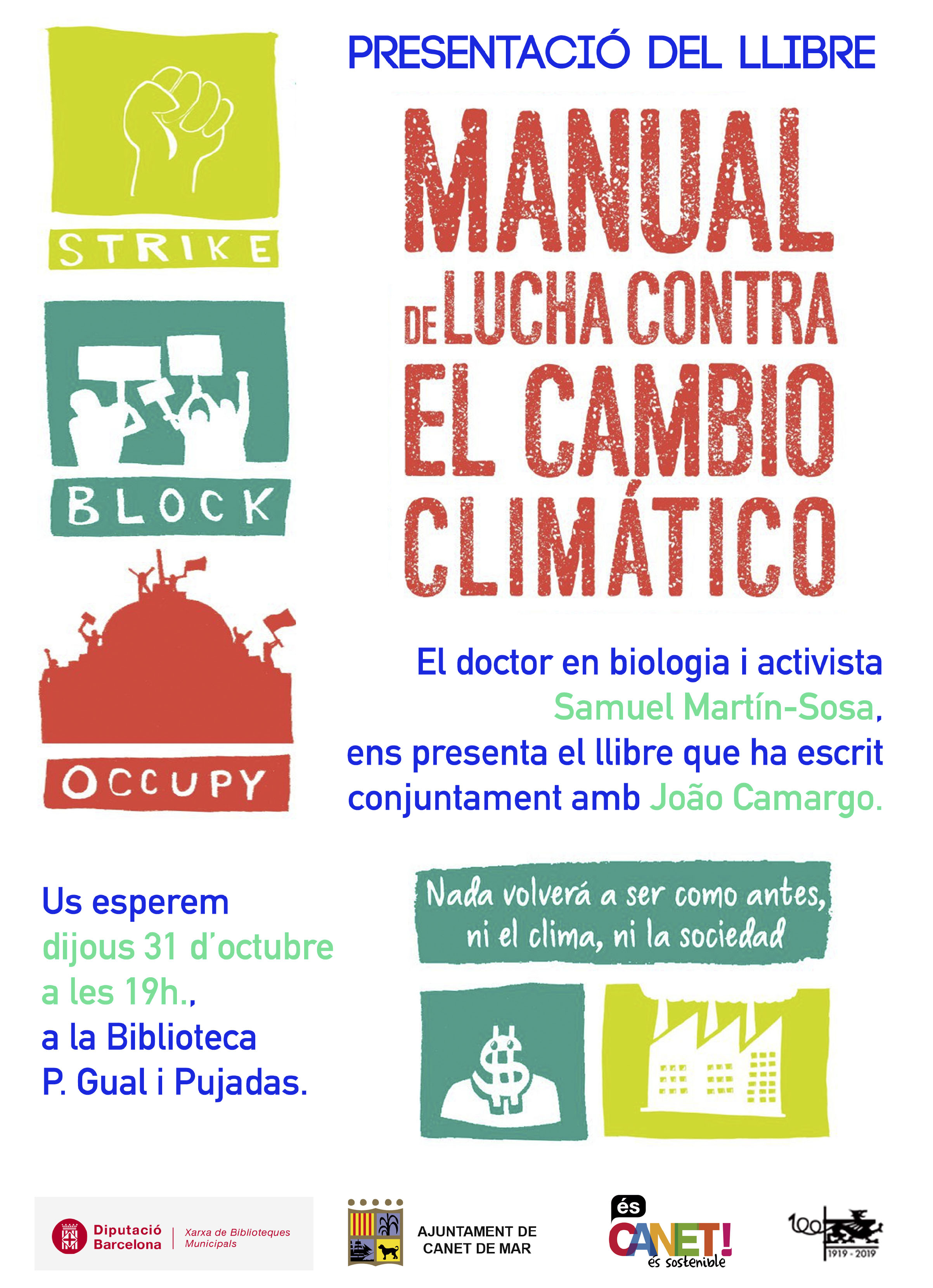 Acte: Presentaci Llibre 'Manual de lucha contra el canvio climtico'