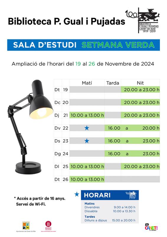 Cartell Sala estudi novembre 2024