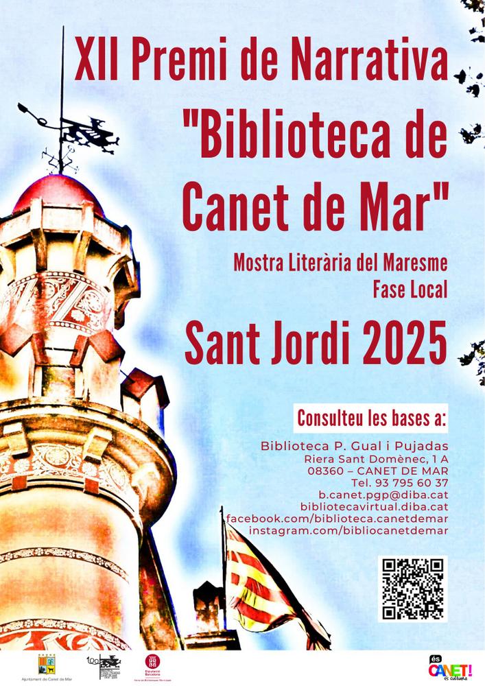 cartell premi narrativa biblioteca 2025