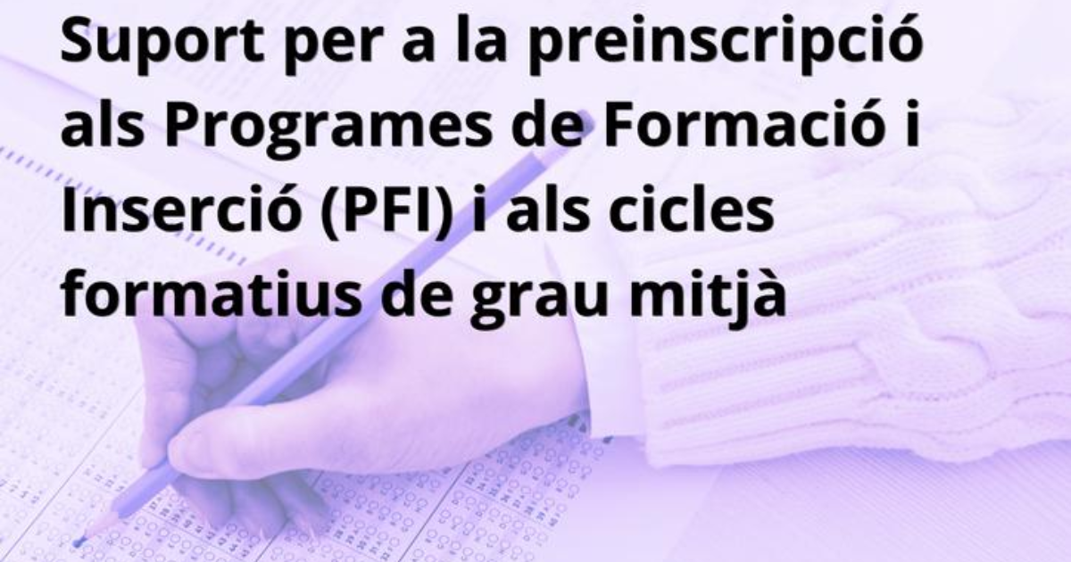 suport preinscripció joventut suport preinscripció joventut
