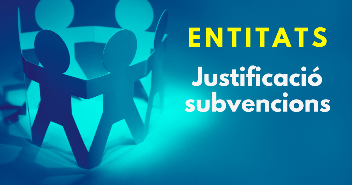 justificaci subvencions entitats