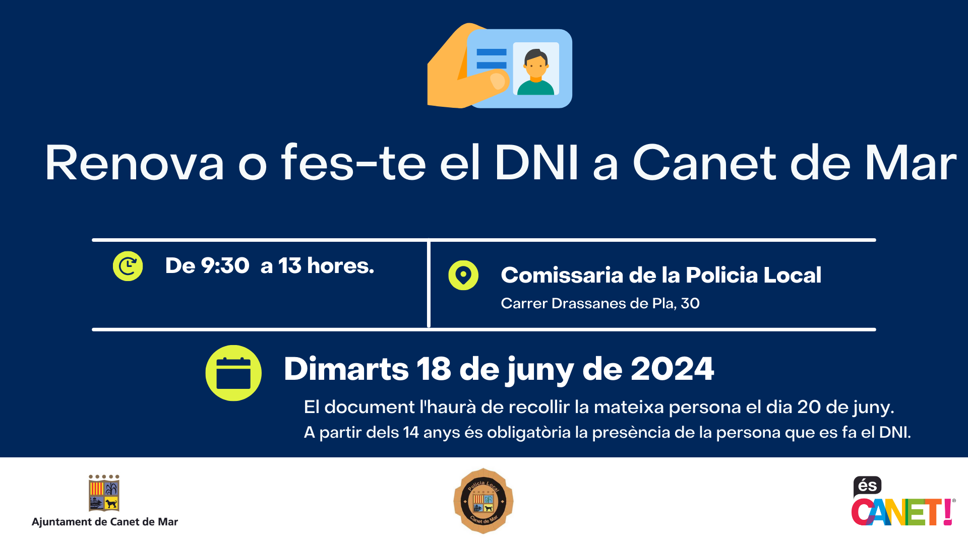 DNI 18 de juny 2024