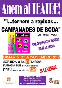 Cartell teatre novembre 2012