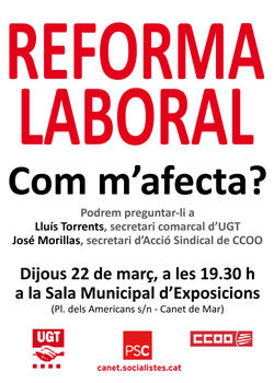 Cartell reforma laboral psc 2012