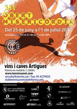 Cartell Obert  Misericòrdia tennis