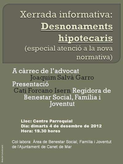 cartell xerrada desnonaments