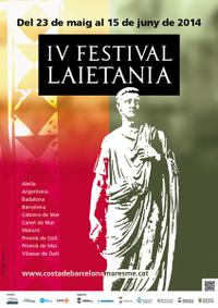 Cartell IV festival Laietania - 2014