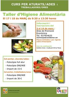 Cartell manipulador d'aliments - març 2014