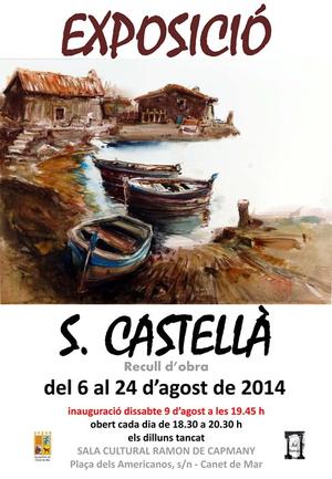 Cartell exposici Salvador Castell