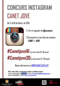 Cartell concurs instagram Canet jove - febrer 2015