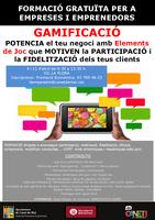 Cartell curs gamificaci - abril 2016