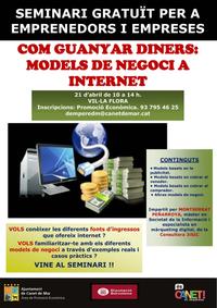cartell seminari models de negoci a internet - abril 2016