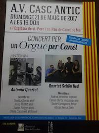 Concert pro orgue - maig 2017