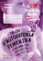 Cartell taller defensa femenina 25N - 2018