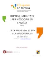 Cartell taller reptes i habilitats per negociar