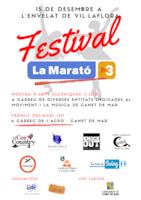 Cartell Marató TV3 - festival 2019