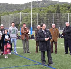 Inauguració gespa camp de futbol