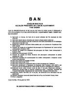 Ban Ple ordinari 30 de juliol de 2009