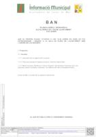 Ban Ple extraordinari i urgent 17/10/2019
