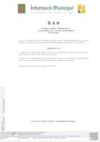 Ban Ple extraordinari 10/12/2020