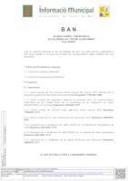 Ban - ordre del dia Ple 30/09/2021
