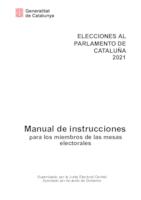 Manual de instrucciones para los miembros de las mesas electorales documento en CASTELLANO